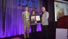 Trenchless Technology editor Jim Rush, managing editor Sharon Bueno and Jason Edberg with NTH.