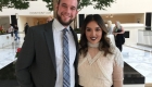 Amana Arayan, LMK Technologies, and Christopher Larson, C&L Underground received the Trent Ralston Award for Young Trenchless Achievement.