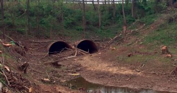 The Challenge of Rehabbing a Twin Culvert Structure in Chesapeake, Ohio storm drain