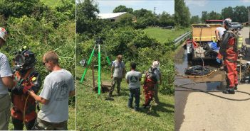 NASSCO Report: Man-Entry Pipe Inspection of 120-in. Sewer with a SCUBA Diving Team Bulldog Diving Co. Setup