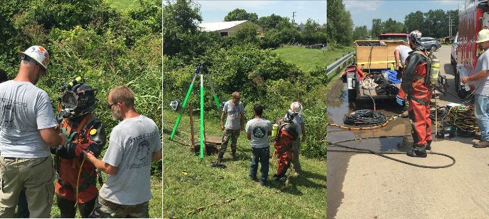 NASSCO Report: Man-Entry Pipe Inspection of 120-in. Sewer with a SCUBA Diving Team