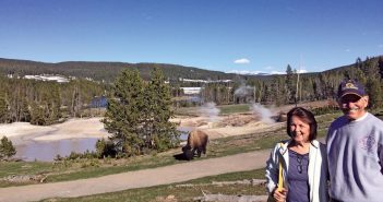 On the Road with Bernie and Phyllis Krzys yellowstone