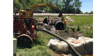 Quick Culvert Replacement: Busy Highway Uninterrupted by Roadway Construction