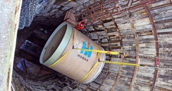 Flow Monitoring Proves Sliplining Advantages hobas liner shaft