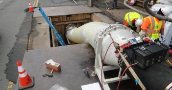2018 Project of the Year Rehabilitation Winner: 36-in. CIPL Gas Main Rehabilitation Project 36-in. CIPL Insertion