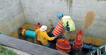 Raw Water Transmission Main Internal Cleaning Project Nets Big Return on Investment disc style pig