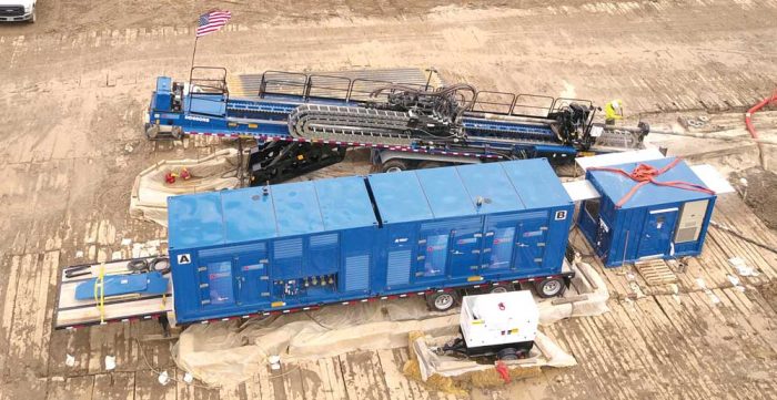 Maxi Rig Work in Urban Settings — Trenchless Technology