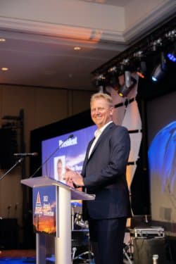 APCA President Taylor Dacus, Troy Construction, urges members to get more involved in APCA efforts to promote the industry.
