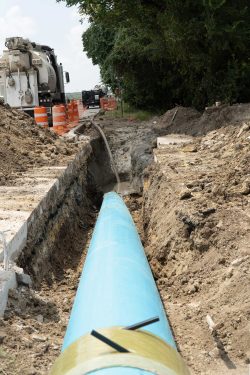 Rock Bore Using HDD, Open Cut, and Carrier Pipe Construction Using ...