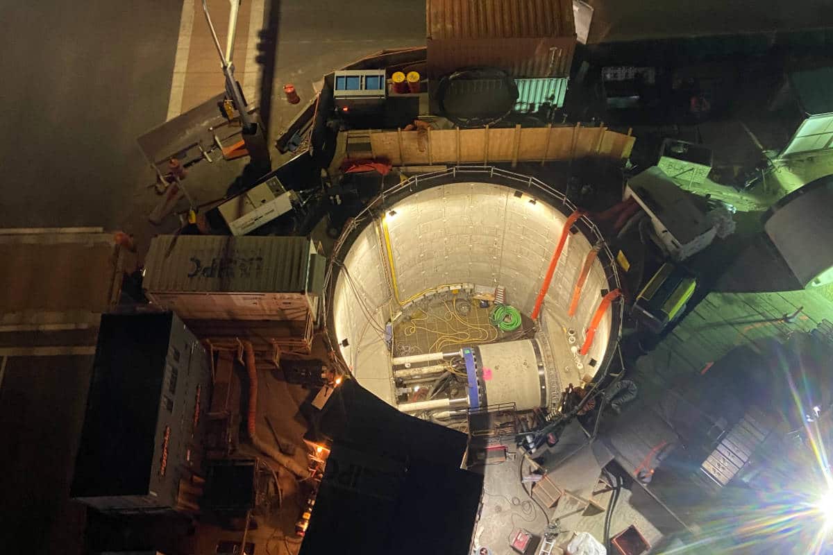 MTER Microtunneling Shaft Overhead