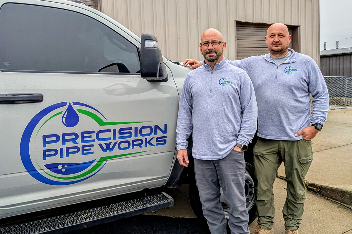 Precision Pipe Works Truck