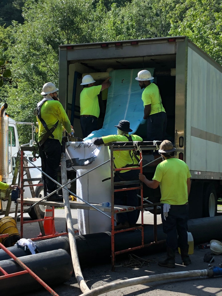 Completing CIPP work in Jefferson County, Alabama. 