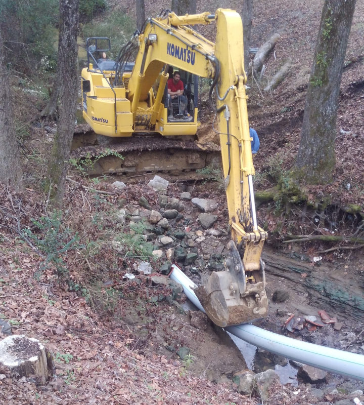 Pipe bursting in Jefferson County, Alabama 