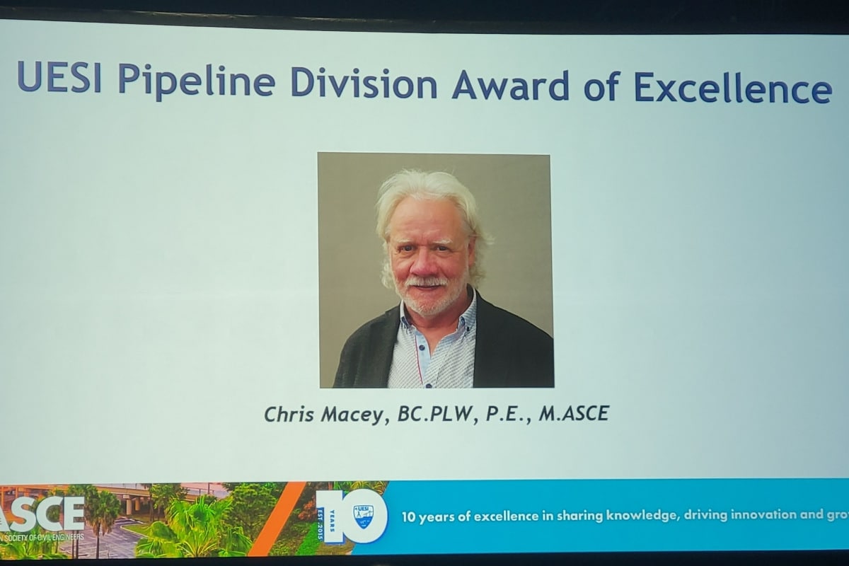 Chris Macey UESI Award of Excellence 2025