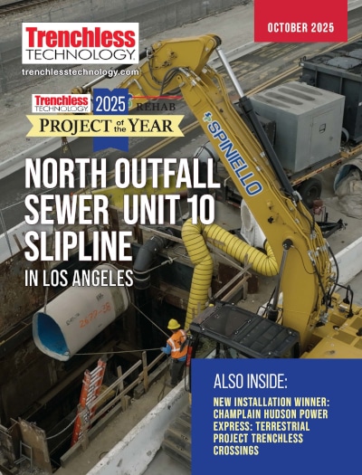 October 2025 Trenchless Technology Magazine Cover