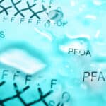 Water Drop PFAS Text