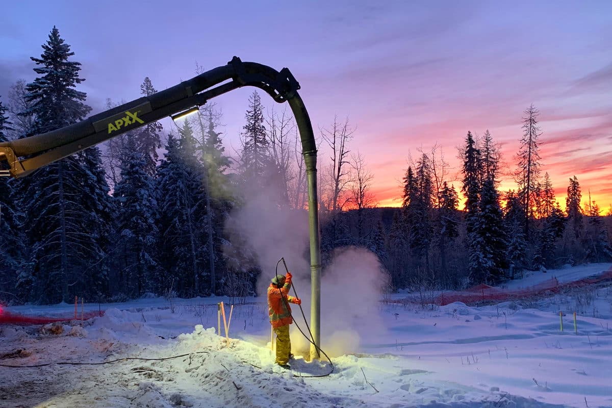 TRUVAC APXX Hydro Excavation work