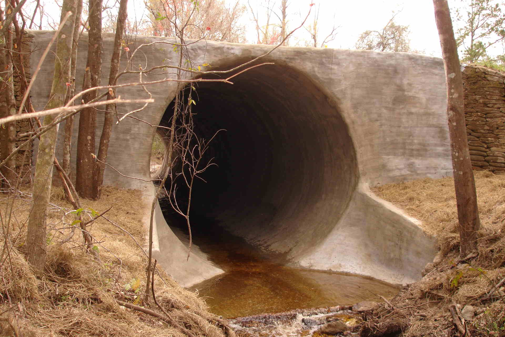 Large Diameter Pipe Culvert