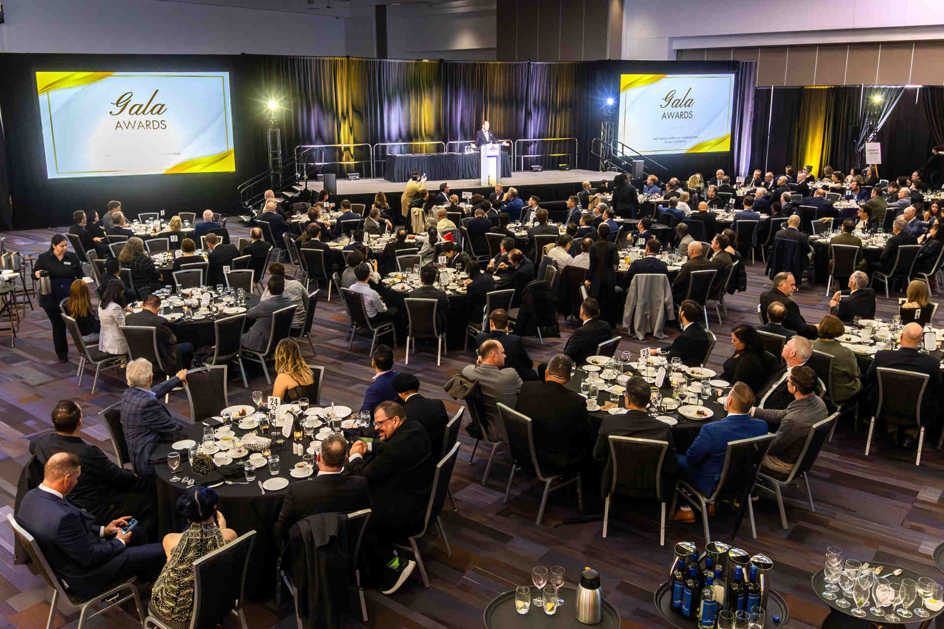 Aerial photo of the the 2025 No-Dig North Gala Dinner