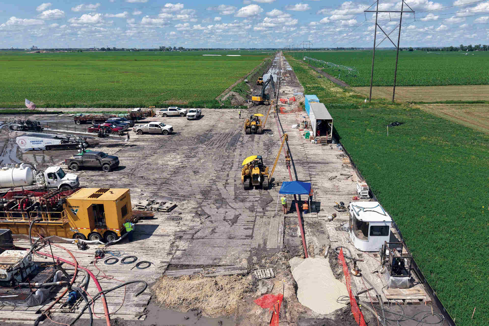 Completing an HDD intersect in Nebraska.