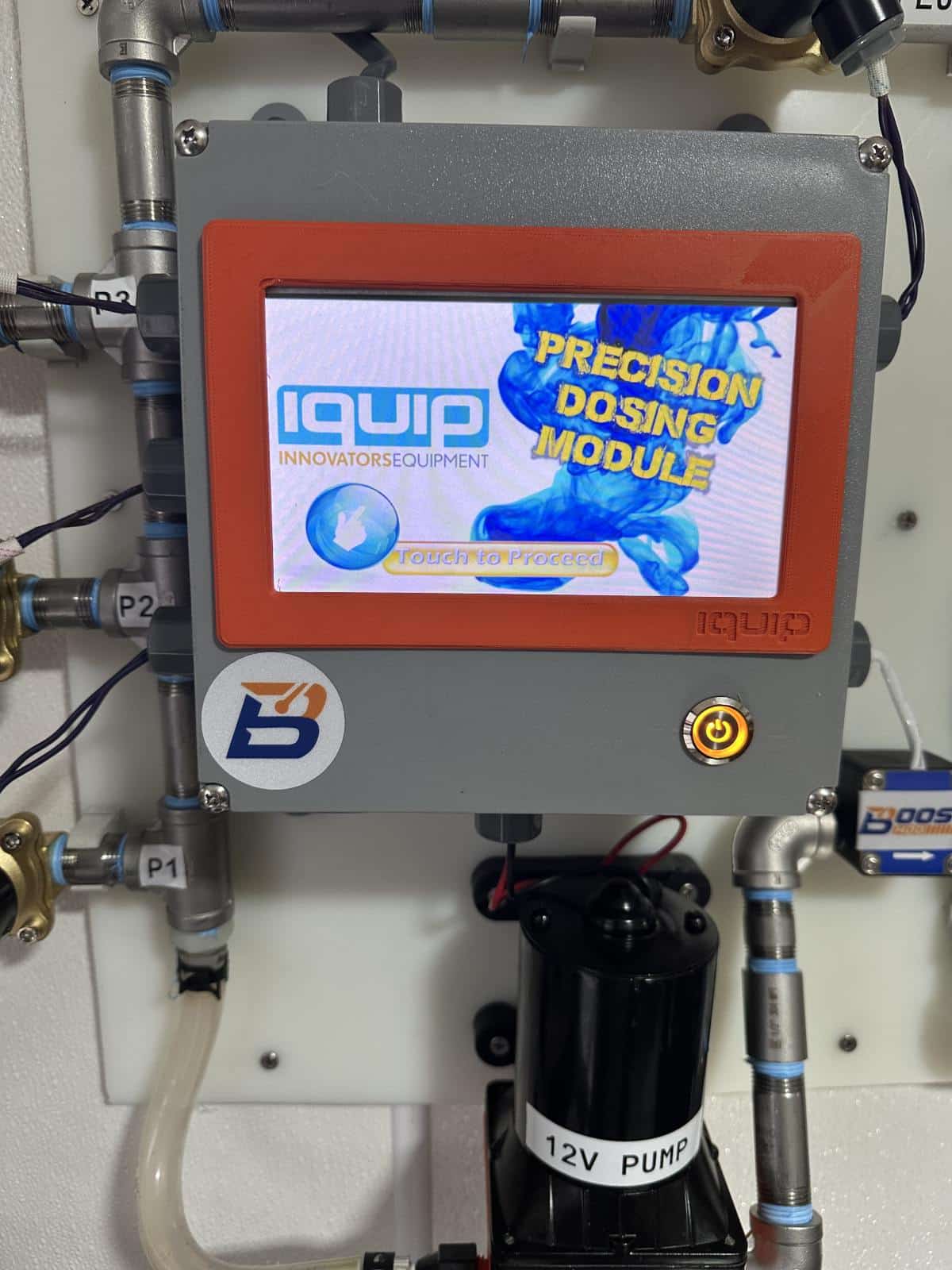 The Boost HDD Truck has a computerized dosing system.