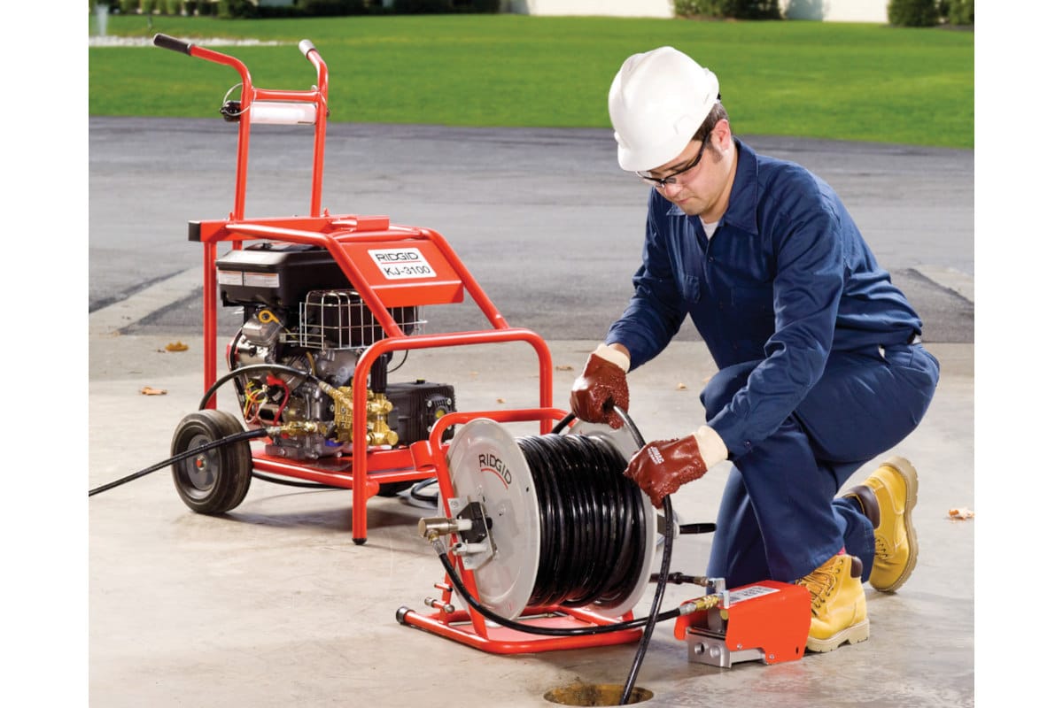 RIDGID sewer jetting