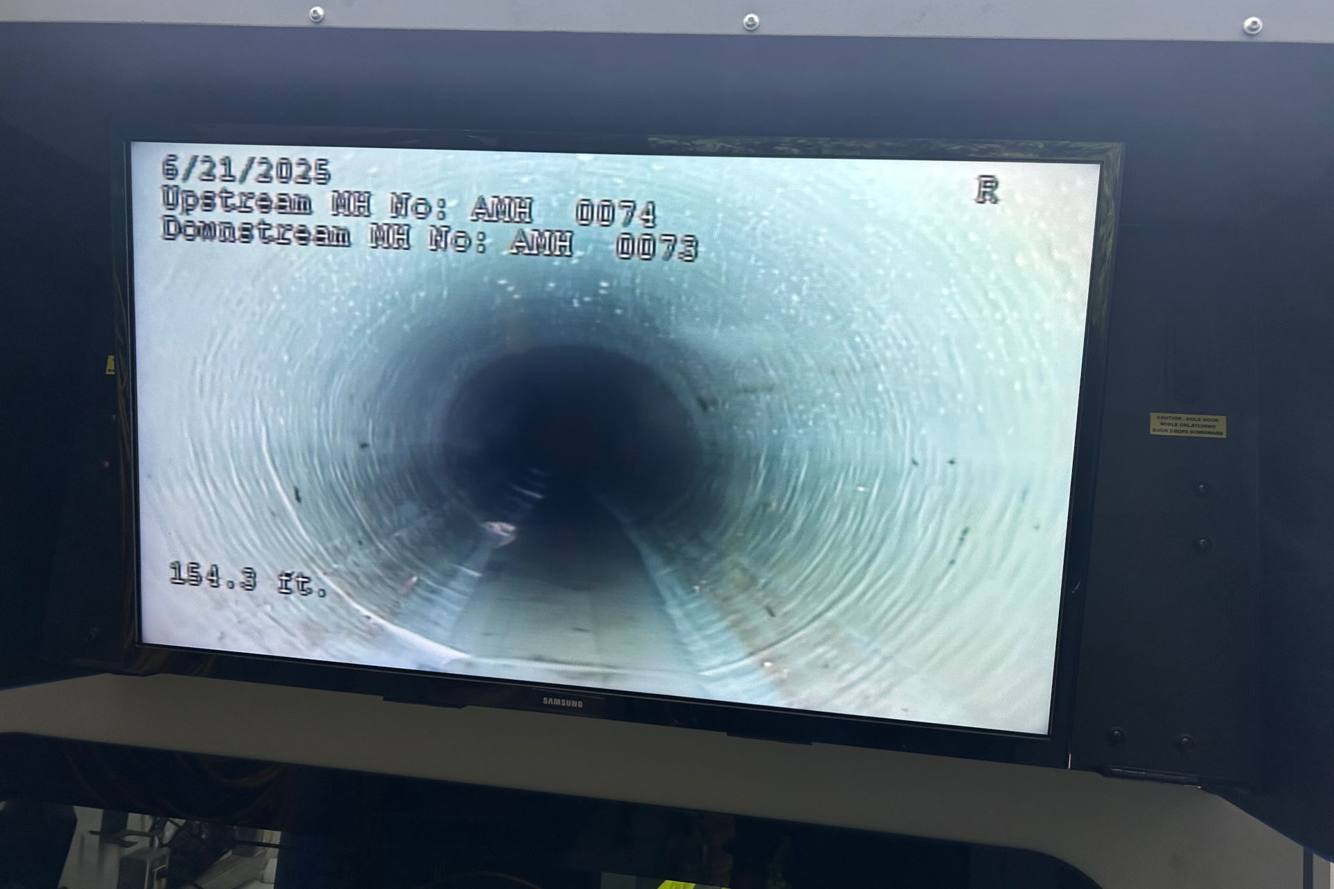 Post CIPP inspection video
