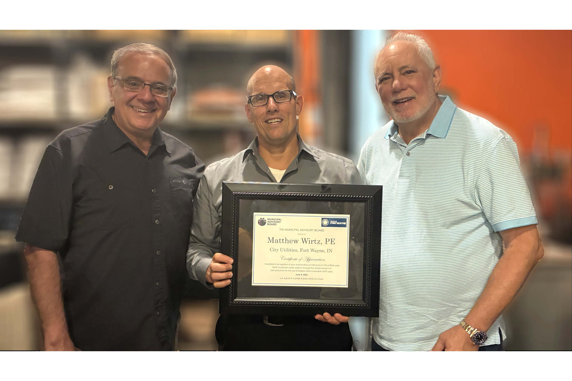 Matthew Wirtz Fort Wayne PPI Award