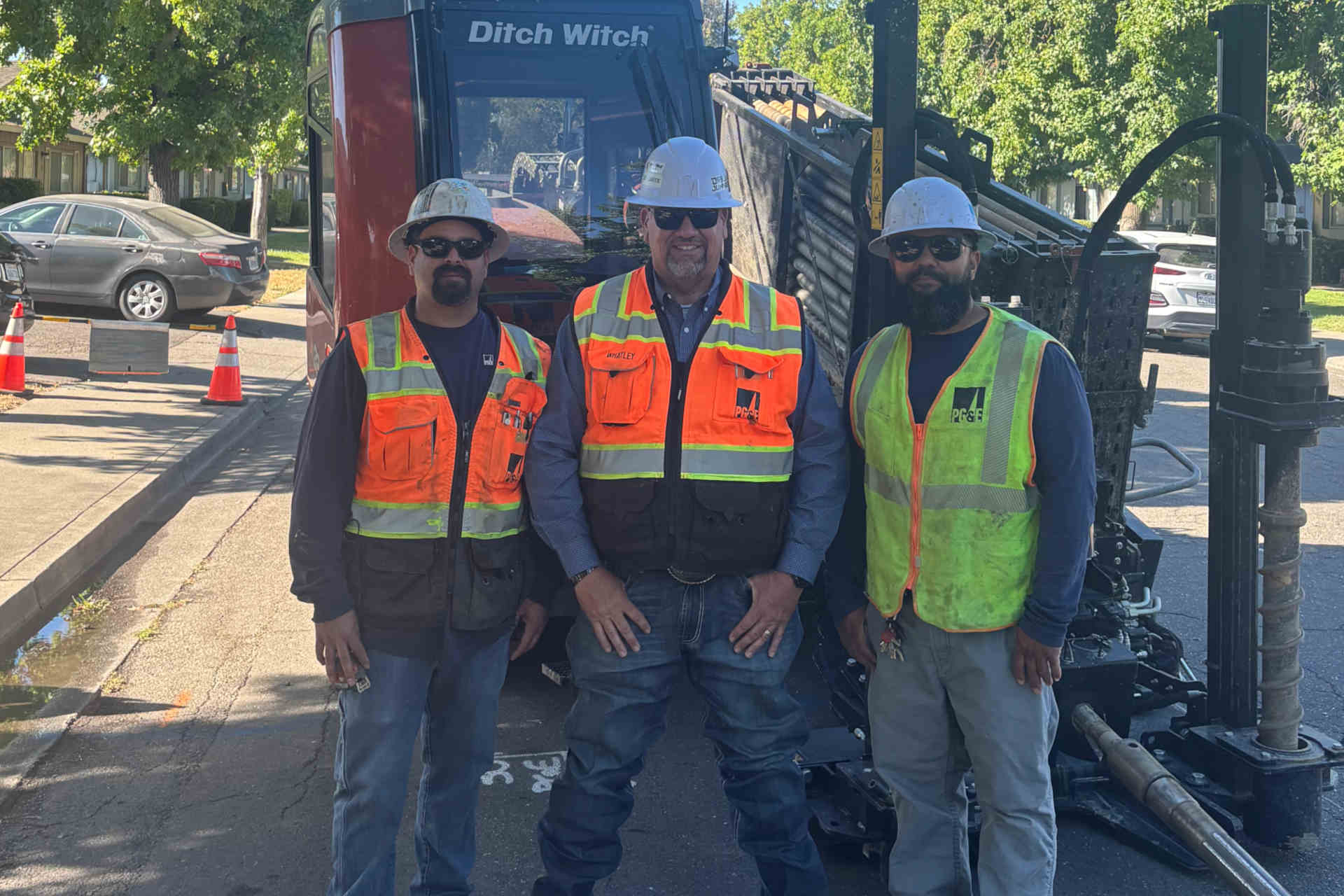 PG&E HDD Crew on Jobsite