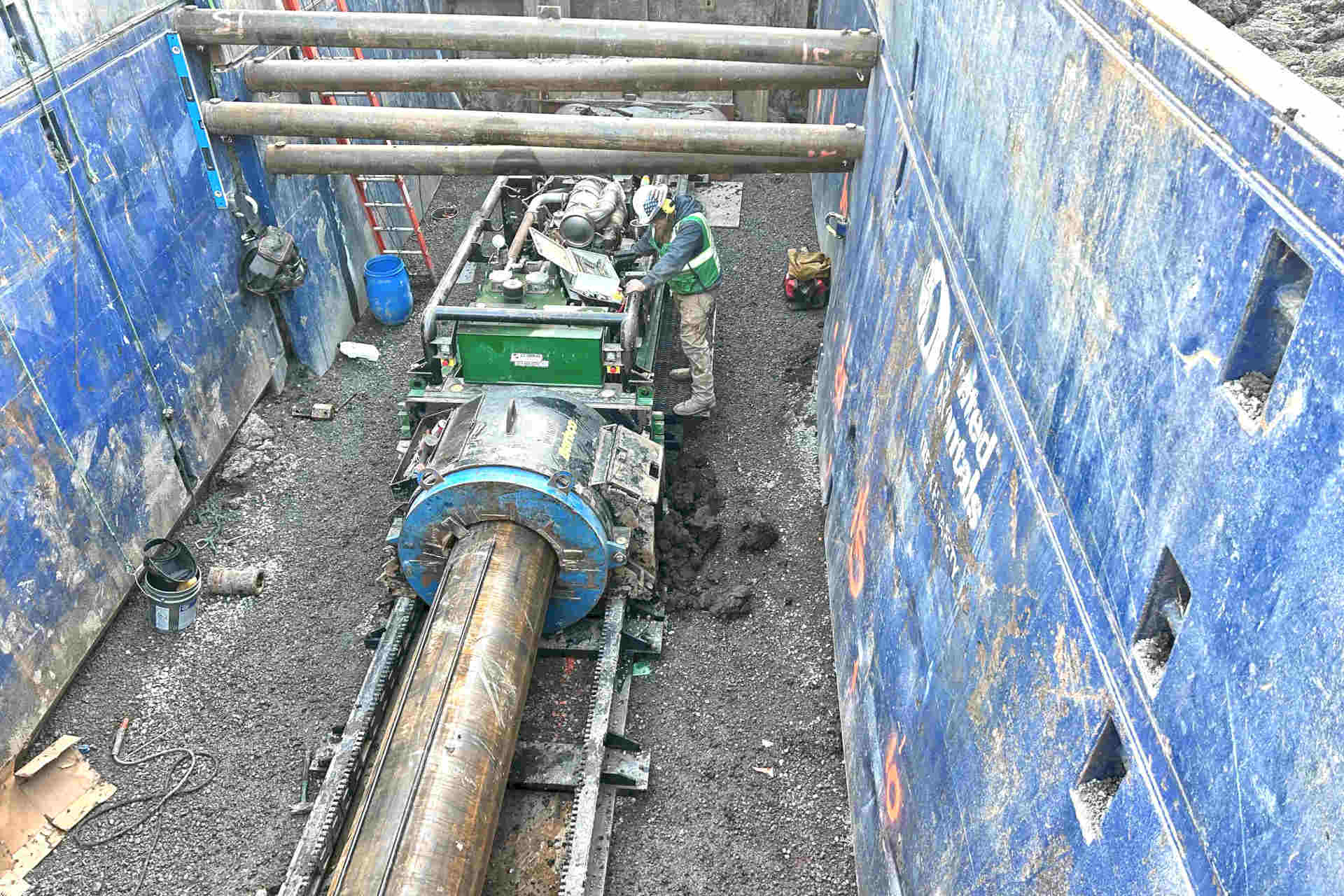 The K-10/South Lawrence Trafficway expansion project comprised nine trenchless crossings.