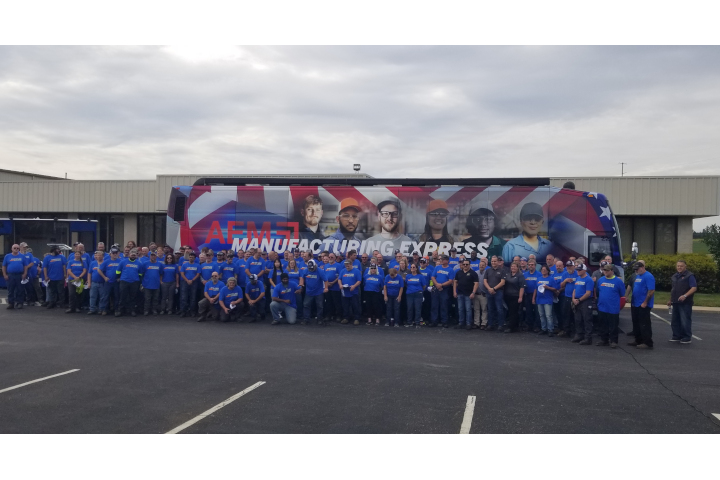 American Augers workforce group photo.